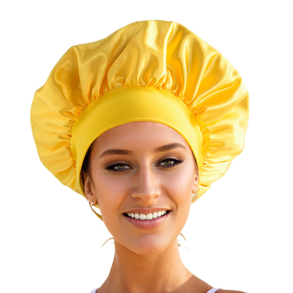 Wide-brimmed High Elastic Headscarf Beauty Cap Hair Care For Women