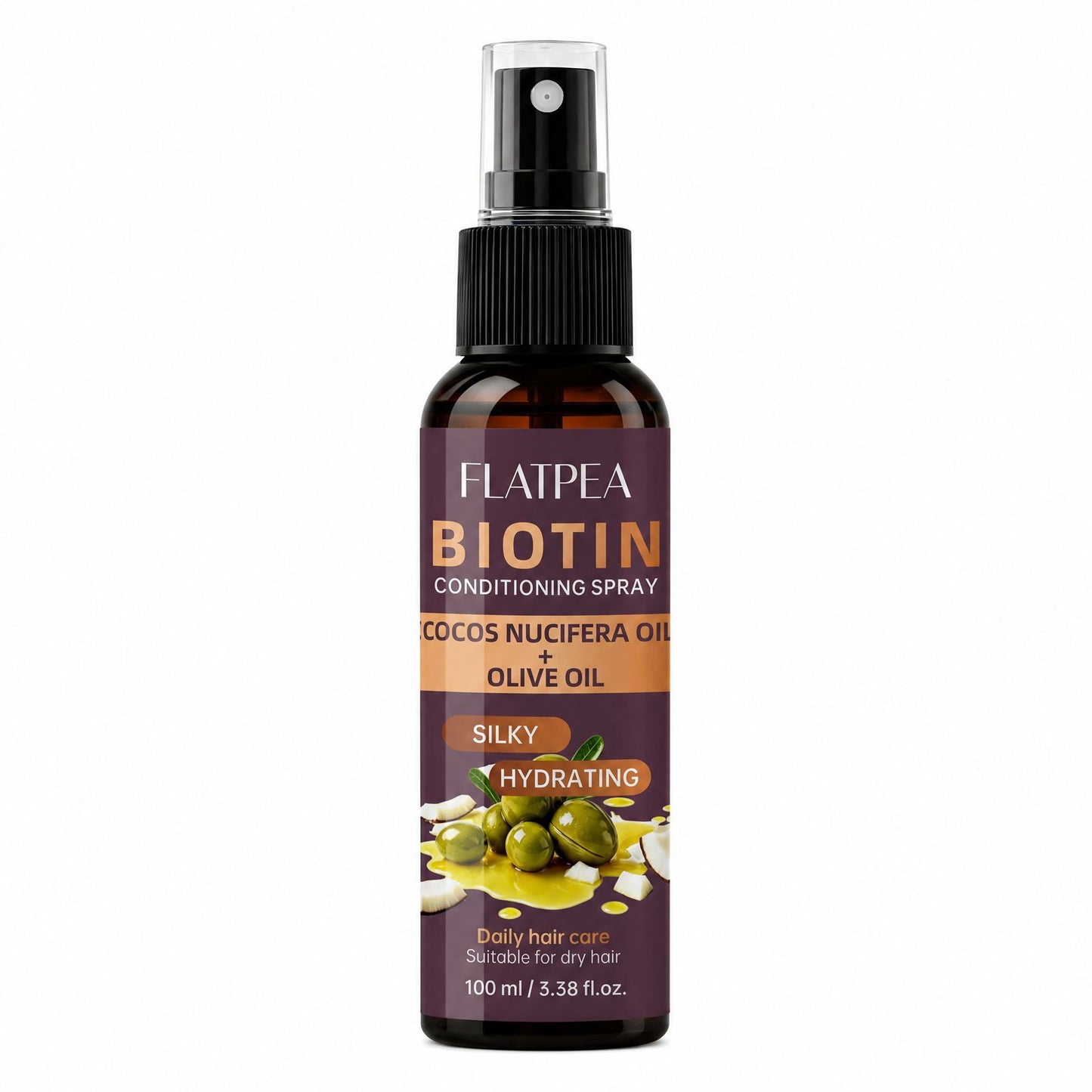 Cross-Border Spot Biotin Hair Care Spray for Deep Nourishment, Oil Control, Moisturizing, Volumizing Dry Hair, and Preventing Split Ends