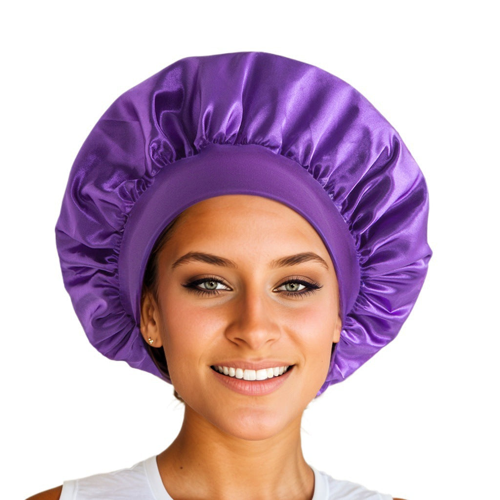 Wide-brimmed High Elastic Headscarf Beauty Cap Hair Care For Women