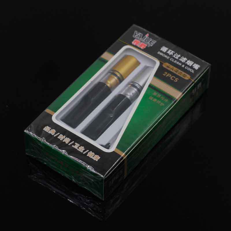 Yajue Yj-121 Circulating Cleaning Filter Cigarette Holder Thick and Thin Dual-Use Cigarette Holder Factory Direct Sale