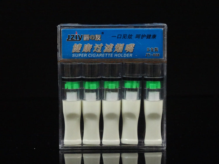 Yajue Yj-121 Circulating Cleaning Filter Cigarette Holder Thick and Thin Dual-Use Cigarette Holder Factory Direct Sale