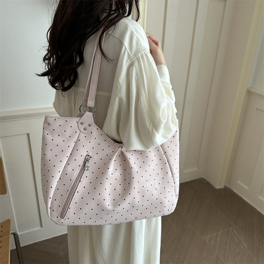 Large-capacity Shoulder And Tote Commuter Casual Bag
