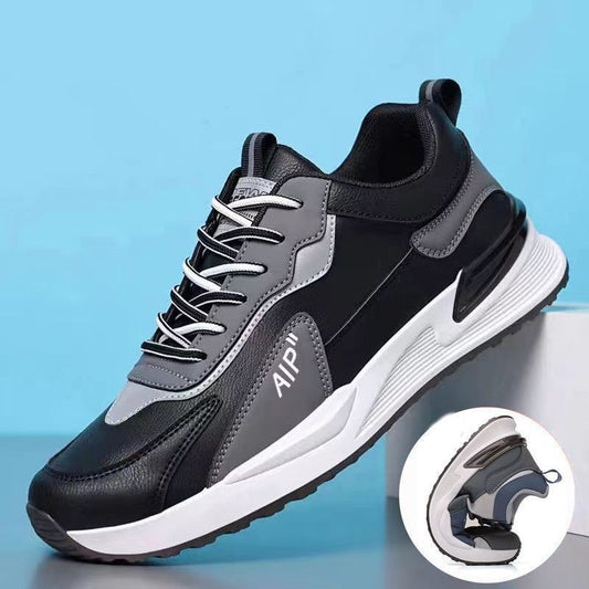 Men's Shoes, Sports Shoes, Lightweight, Breathable and Comfortable Running Shoes, Men's Summer Breathable Training Thick-Soled Outdoor Sports Shoes for Men