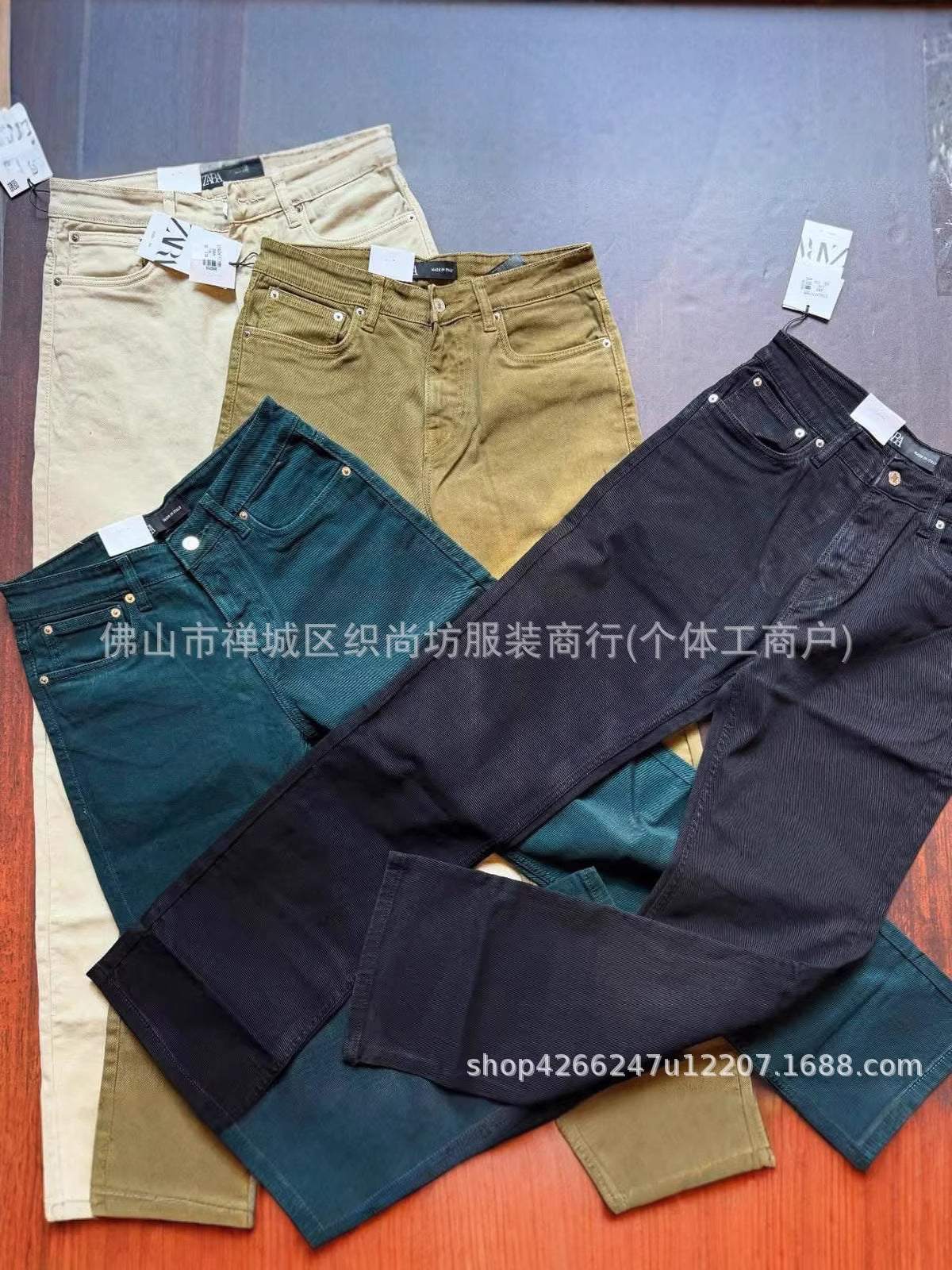 Men's Jeans 2026 New Style Slim Fit High-End Washed Retro Versatile Casual Long Pants Wholesale