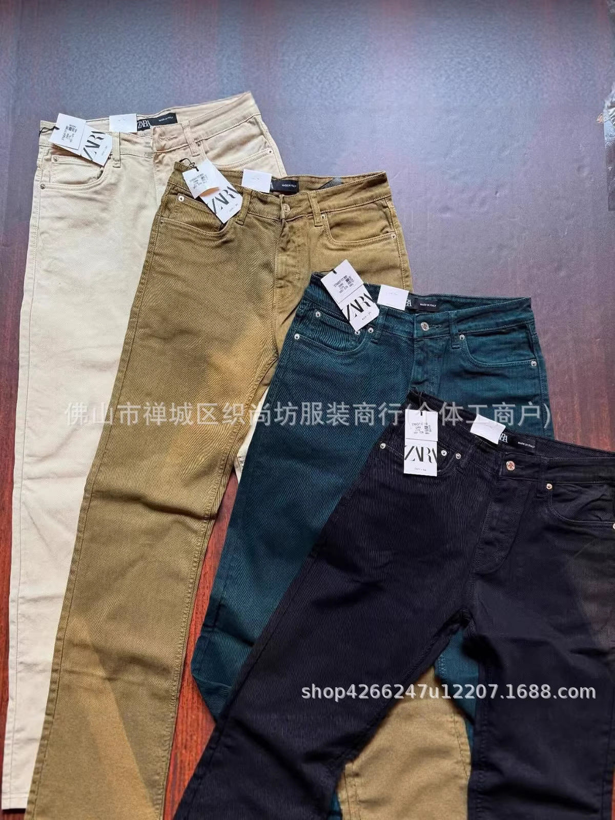Men's Jeans 2026 New Style Slim Fit High-End Washed Retro Versatile Casual Long Pants Wholesale