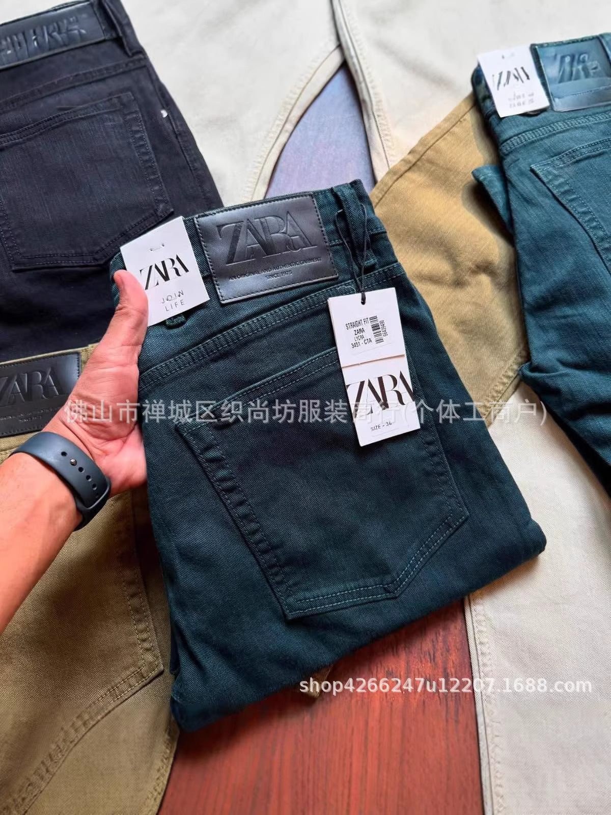 Men's Jeans 2026 New Style Slim Fit High-End Washed Retro Versatile Casual Long Pants Wholesale