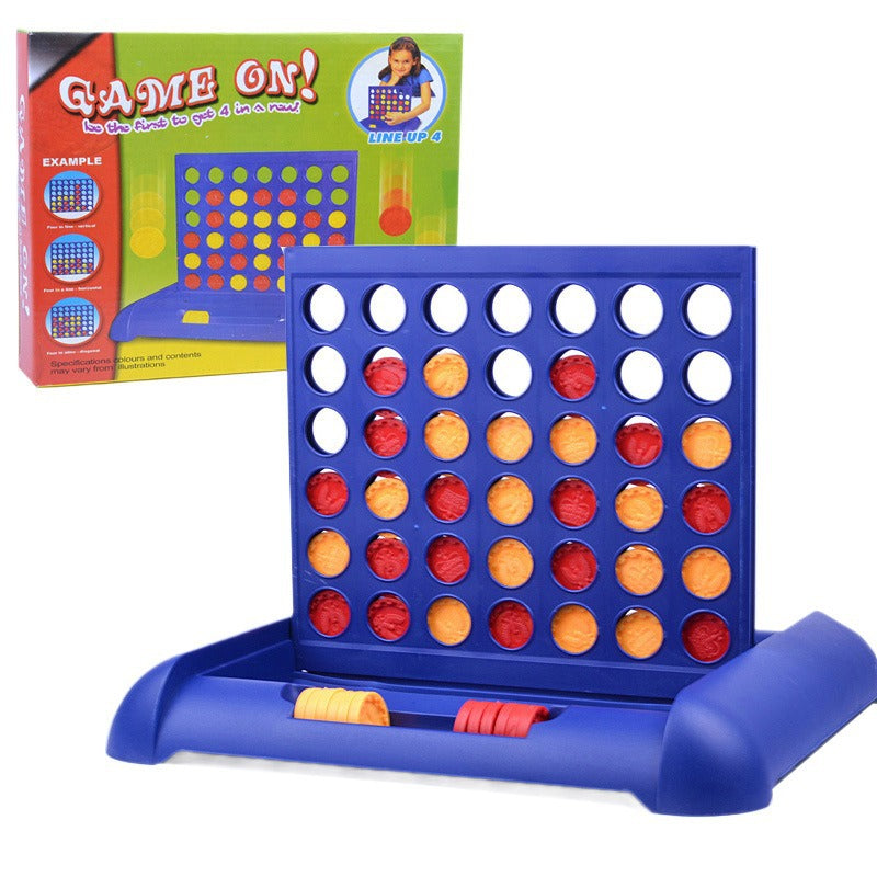 Parent-Child Educational Toys, Cross-Border Battle Games, Four-In-A-Row Chess, Four-In-A-Row Puzzle Board Games, Logical Thinking Interaction