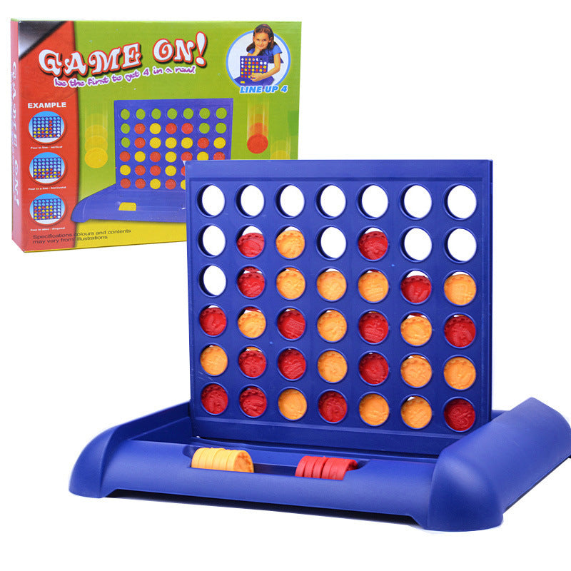 Parent-Child Educational Toys, Cross-Border Battle Games, Four-In-A-Row Chess, Four-In-A-Row Puzzle Board Games, Logical Thinking Interaction