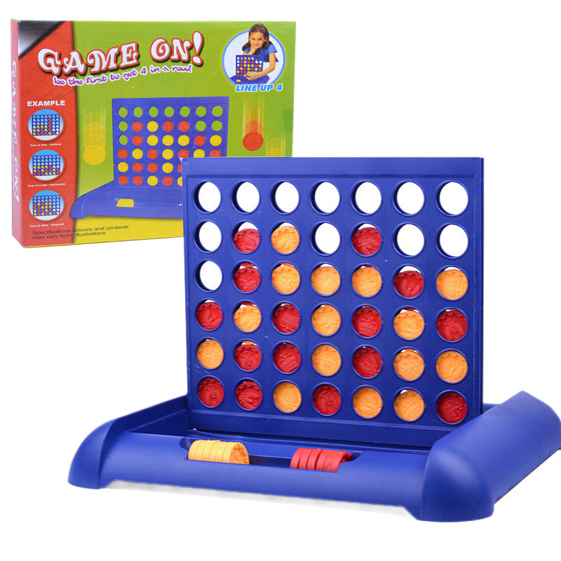 Parent-Child Educational Toys, Cross-Border Battle Games, Four-In-A-Row Chess, Four-In-A-Row Puzzle Board Games, Logical Thinking Interaction