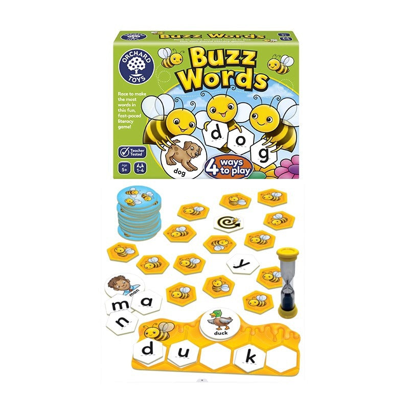 Orchard Toys Popular Kidsren's Literacy Alphabet Spelling Game Educational Early Education Board Game Toy 5 Years Old +