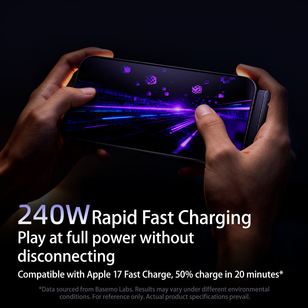 [Amazon Bestseller] Beimo 240W Super Fast Charging Stand Data Cable Compatible with iPhone 17 and Android Tablets