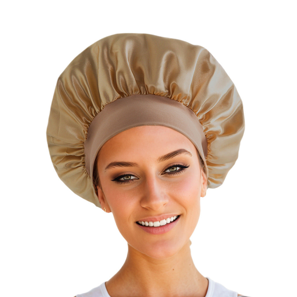 Wide-brimmed High Elastic Headscarf Beauty Cap Hair Care For Women