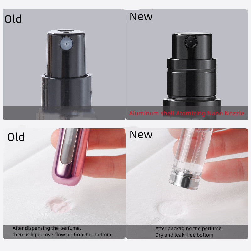 معطر زجاجات العطور الصغيرة المملوءة بالعطر زجاجة بخاخ محمولة فاخرة للسفر موزع زجاجة عطر فارغة صغيرة