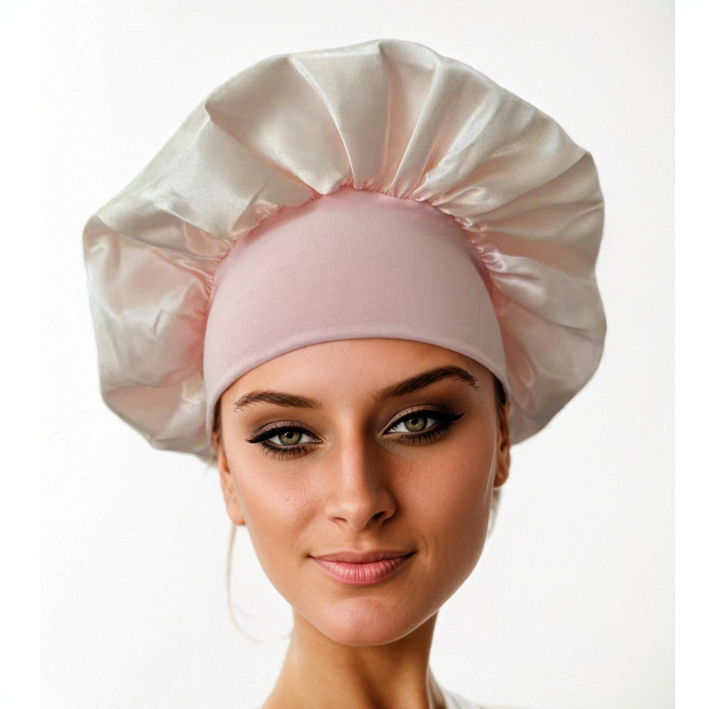 Wide-brimmed High Elastic Headscarf Beauty Cap Hair Care For Women