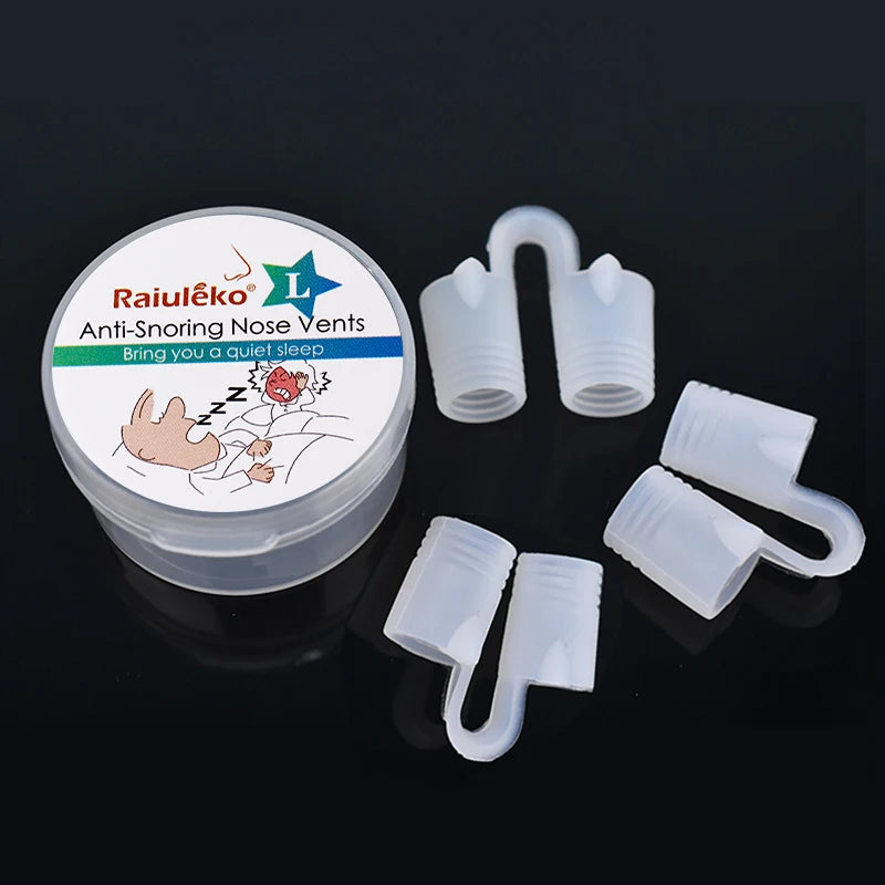 1 Box anti Snoring Nasal Dilator Nose Clip anti Snore Stopping Snoring Silent Sleep Aid Device for anti Snoring Improve Sleeping