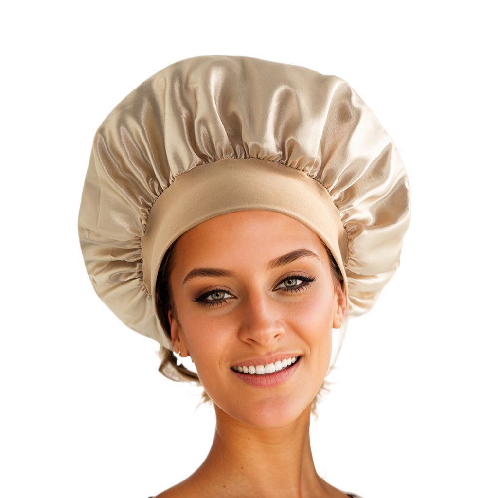 Wide-brimmed High Elastic Headscarf Beauty Cap Hair Care For Women