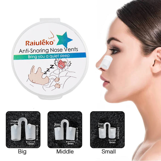 1 Box anti Snoring Nasal Dilator Nose Clip anti Snore Stopping Snoring Silent Sleep Aid Device for anti Snoring Improve Sleeping