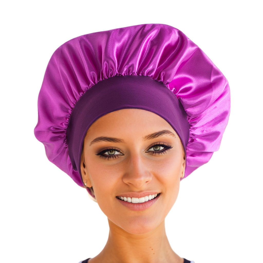 Wide-brimmed High Elastic Headscarf Beauty Cap Hair Care For Women