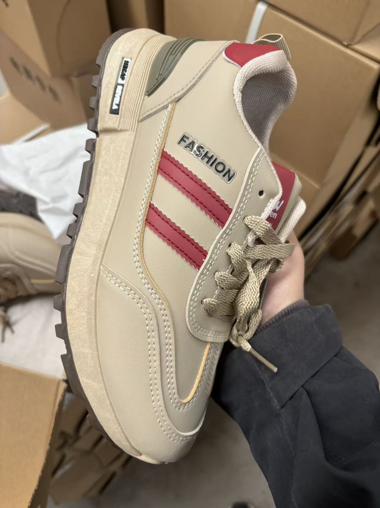 Factory Women's Shoes Thick-Soled White Shoes Women's Season New Breathable Casual Thick-Soled Dad Shoes Fashionable Women's Casual Shoes