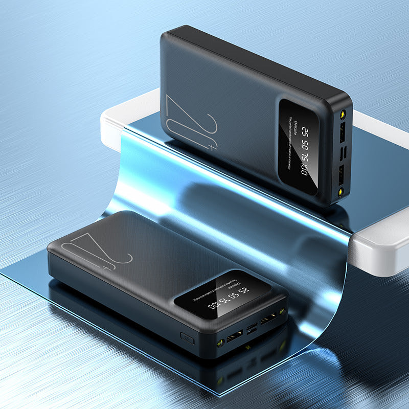 Wholesale Mobile Phone Power Bank with Cable 10000Mah Large Capacity Gift Mobile Power Bank Universal Outdoor Power Bank