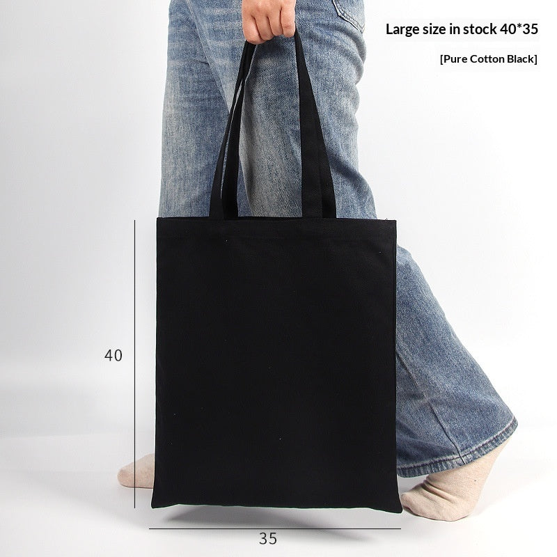 Pure Cotton Colored Portable Canvas Bag