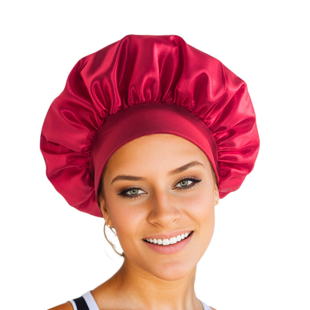 Wide-brimmed High Elastic Headscarf Beauty Cap Hair Care For Women