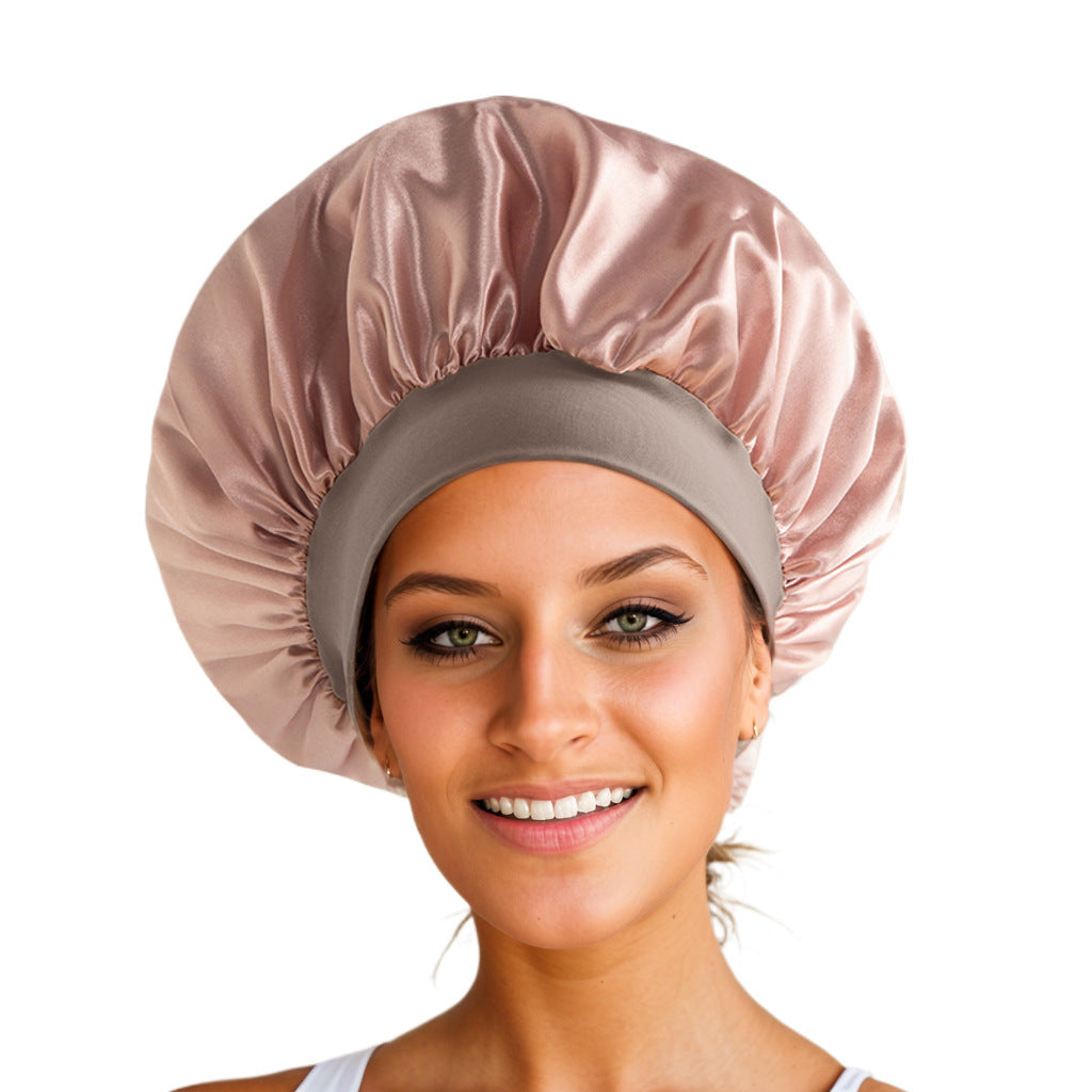 Wide-brimmed High Elastic Headscarf Beauty Cap Hair Care For Women