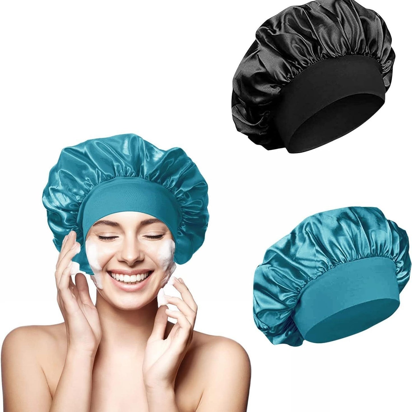 Wide-brimmed High Elastic Headscarf Beauty Cap Hair Care For Women