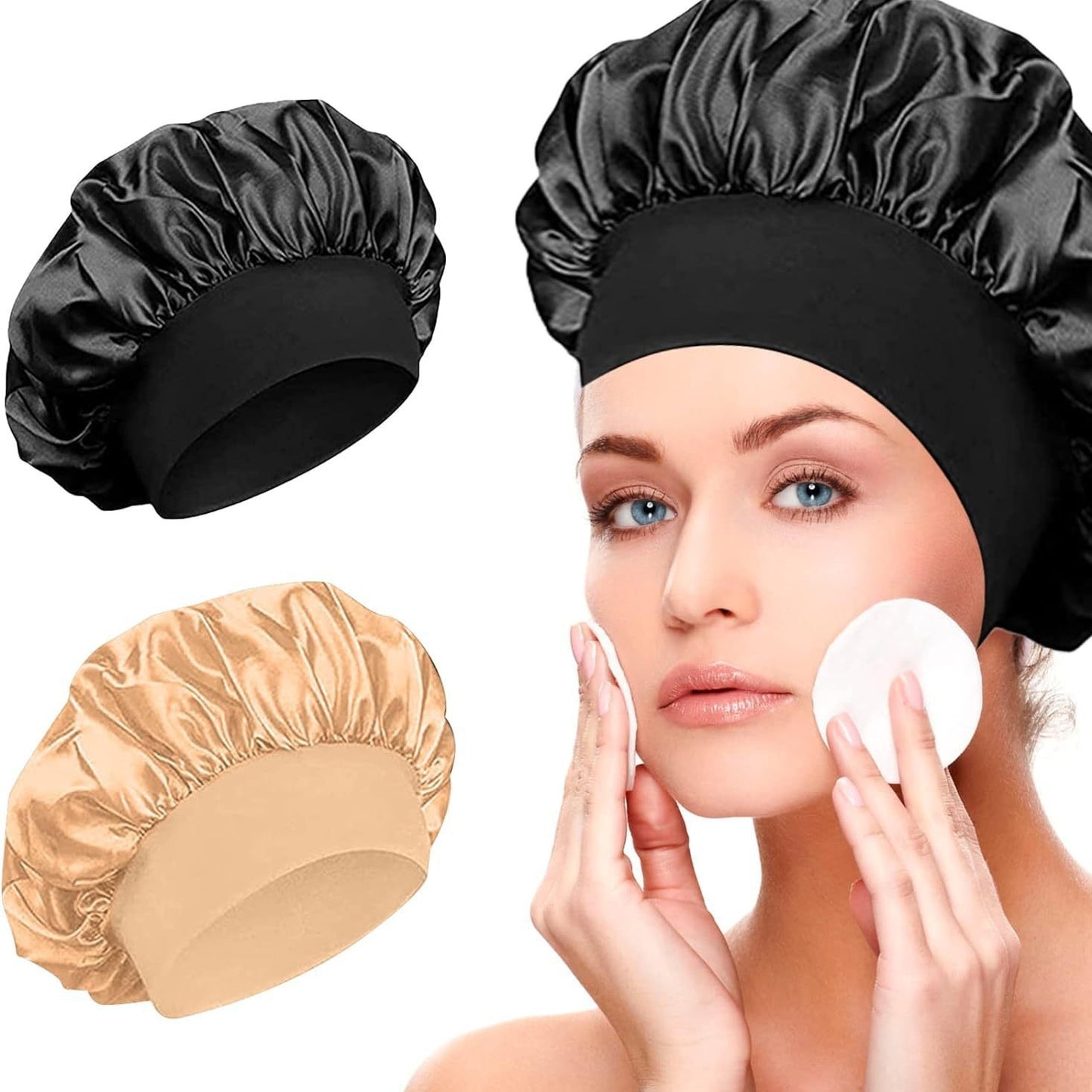 Wide-brimmed High Elastic Headscarf Beauty Cap Hair Care For Women