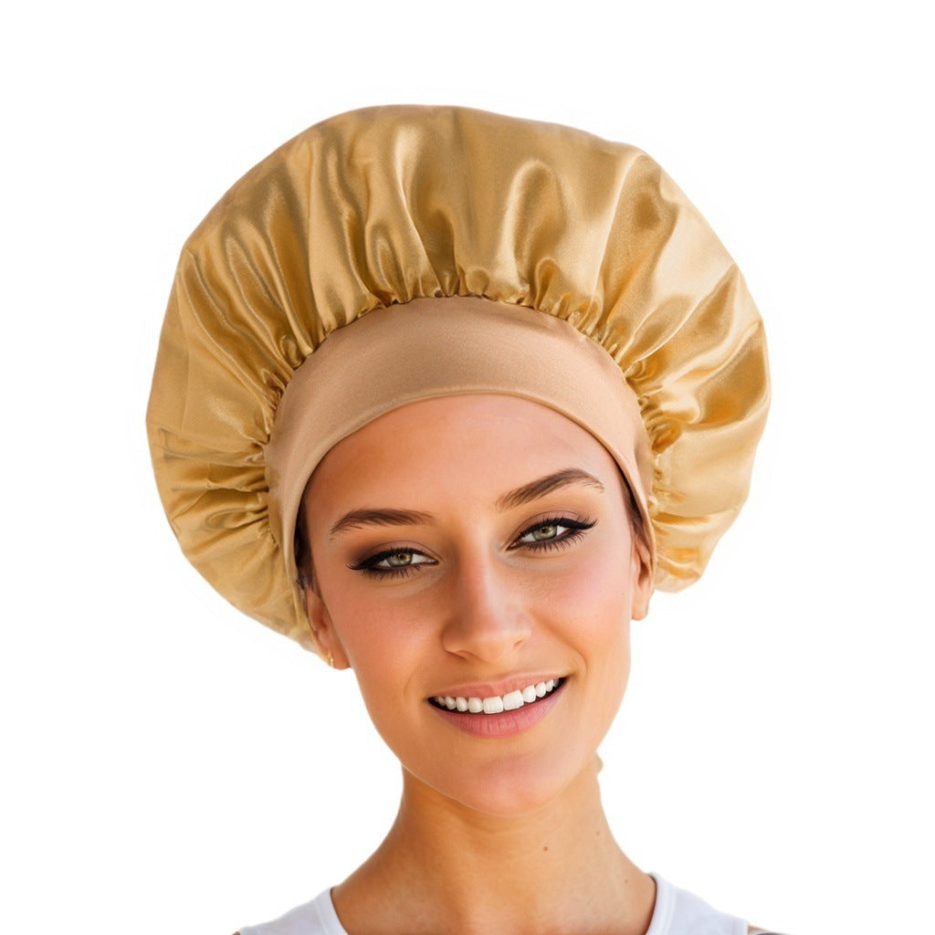 Wide-brimmed High Elastic Headscarf Beauty Cap Hair Care For Women