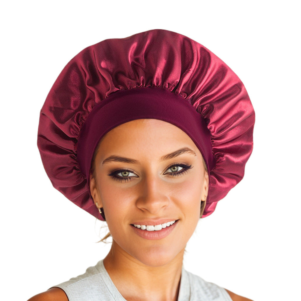Wide-brimmed High Elastic Headscarf Beauty Cap Hair Care For Women