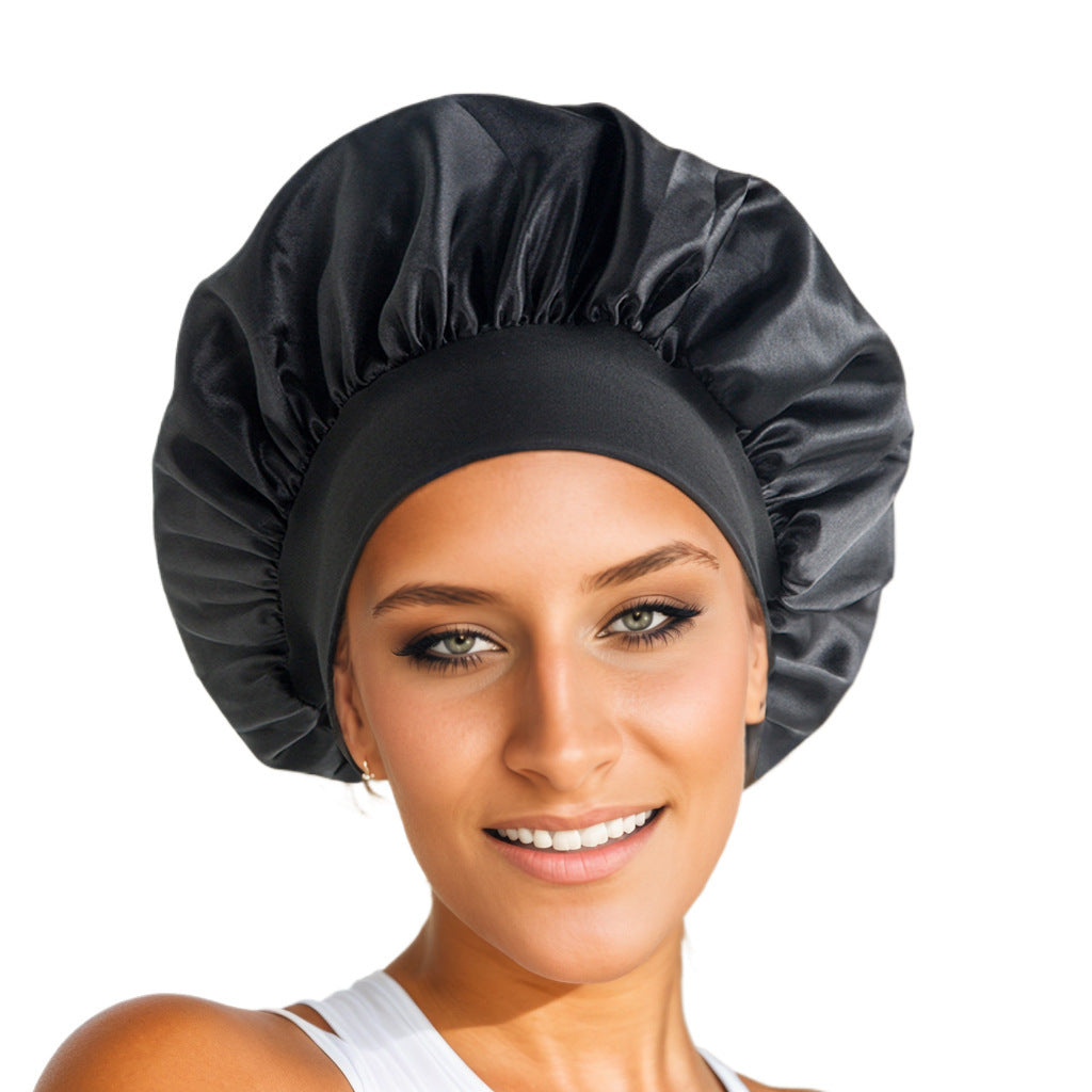 Wide-brimmed High Elastic Headscarf Beauty Cap Hair Care For Women